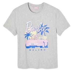 Barbie Light Gray Tee Mattel 2025